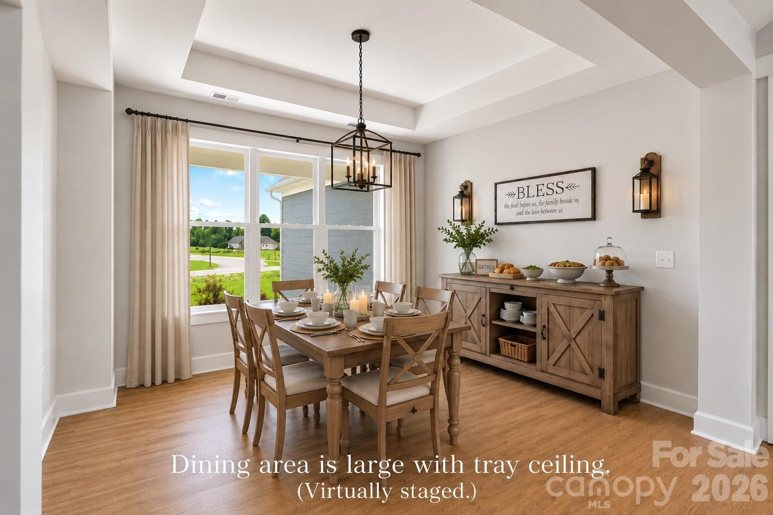 Grand Dining area. (Virtually staged.) - 1205 Coppergate Drive, Salisbury