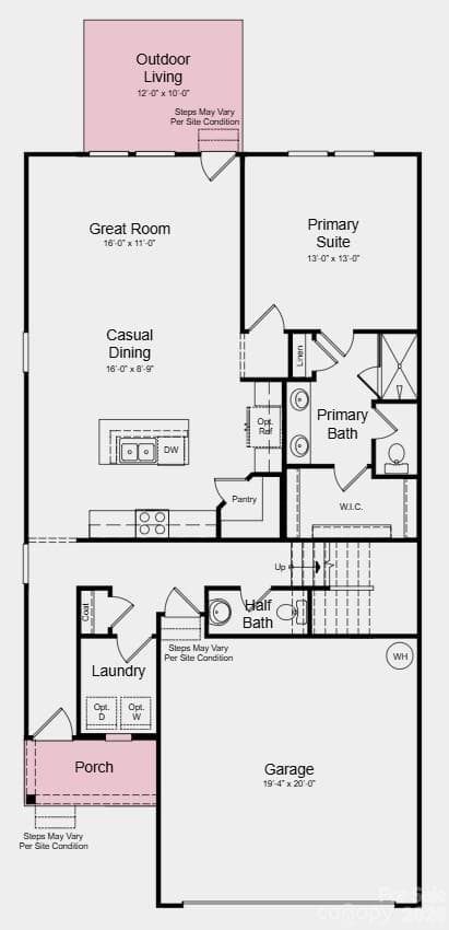 Additional Highlights Include: Laundry package and GE refrigerator. - 309 Fincastle Glen, Shelby