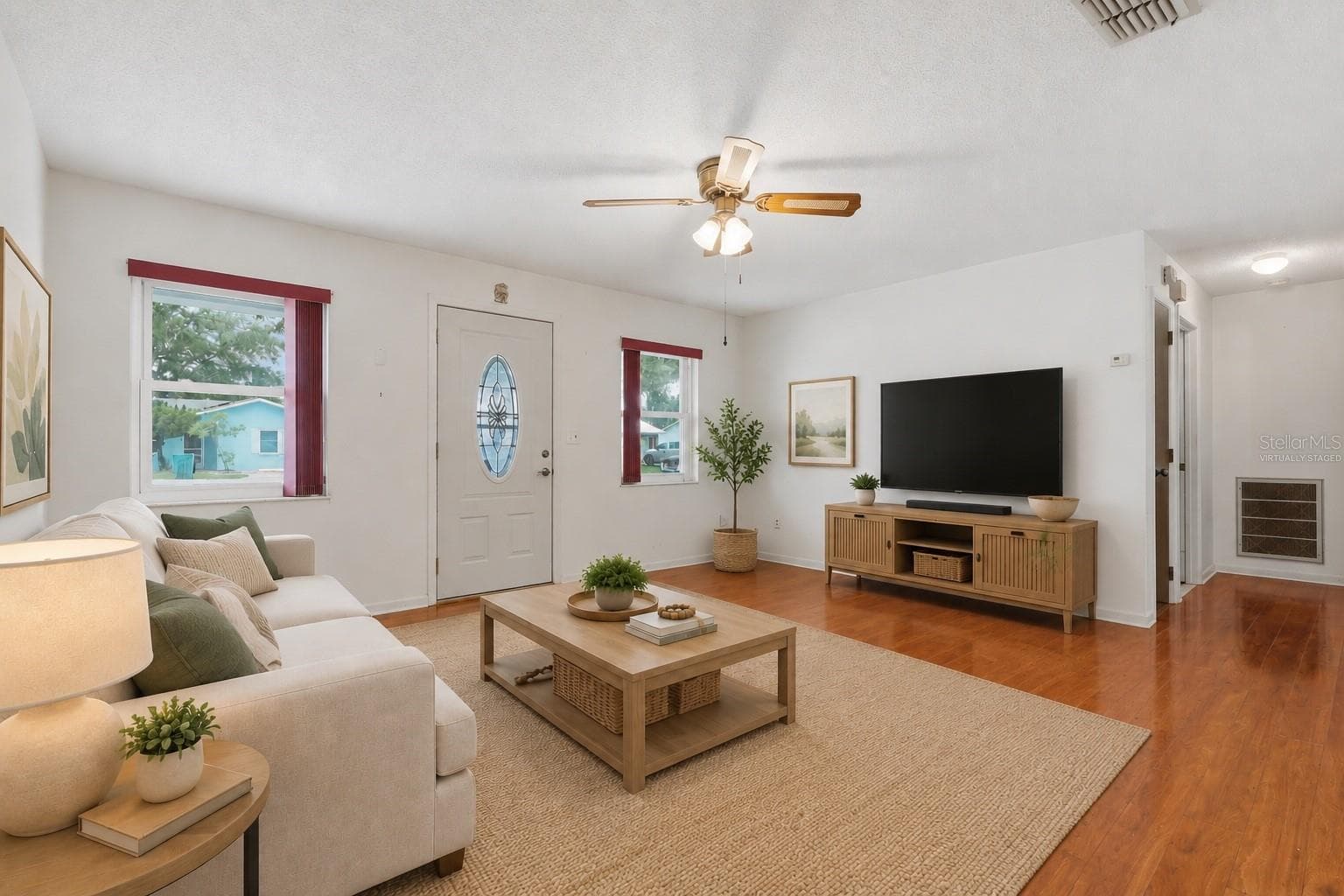 Virtually staged Living Room - 6130 17TH ST, ZEPHYRHILLS