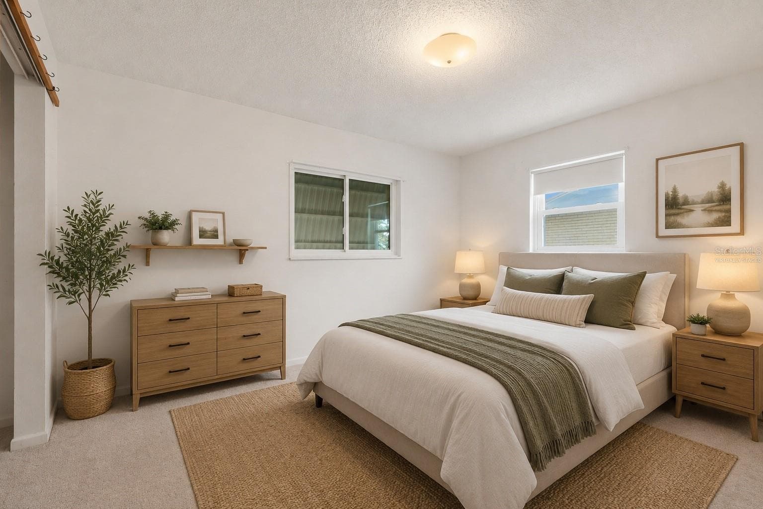 Virtually staged 2nd Bed room - 6130 17TH ST, ZEPHYRHILLS
