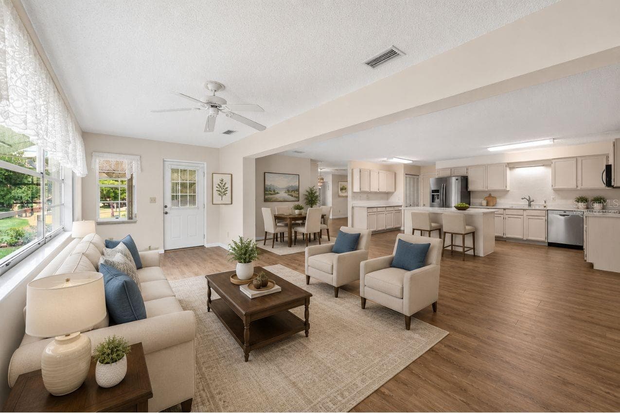 Virtually Staged Den - 9882 SW 88TH TER #B, OCALA