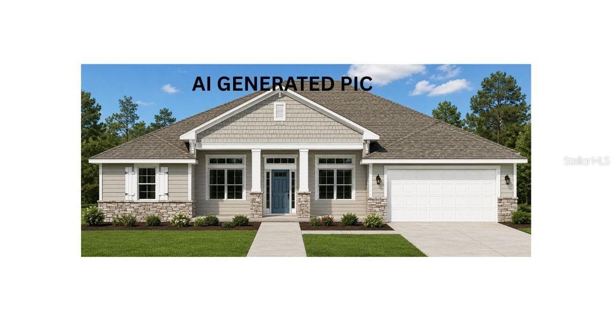 AI GENERATED PHOTO. COLORS AND MATERIAL WILL BE SIMILAR BUT MAY NOT BE EXACT - 149 SW BELLFLOWER DR, LAKE CITY