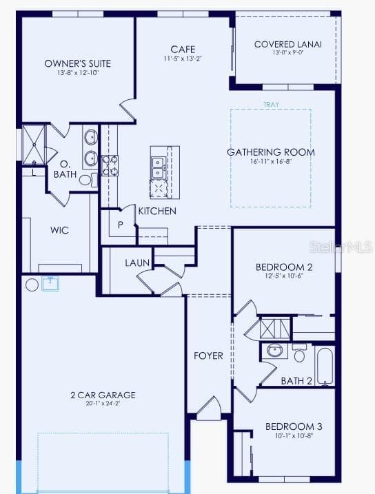 Floorplan - 16335 LILLY ELAINE WAY, BRADENTON