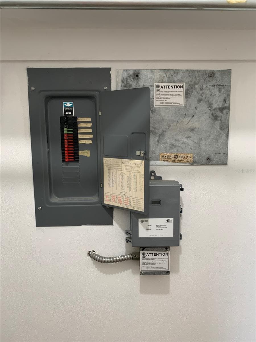 Electrical panel - 8126 112TH ST #203, SEMINOLE