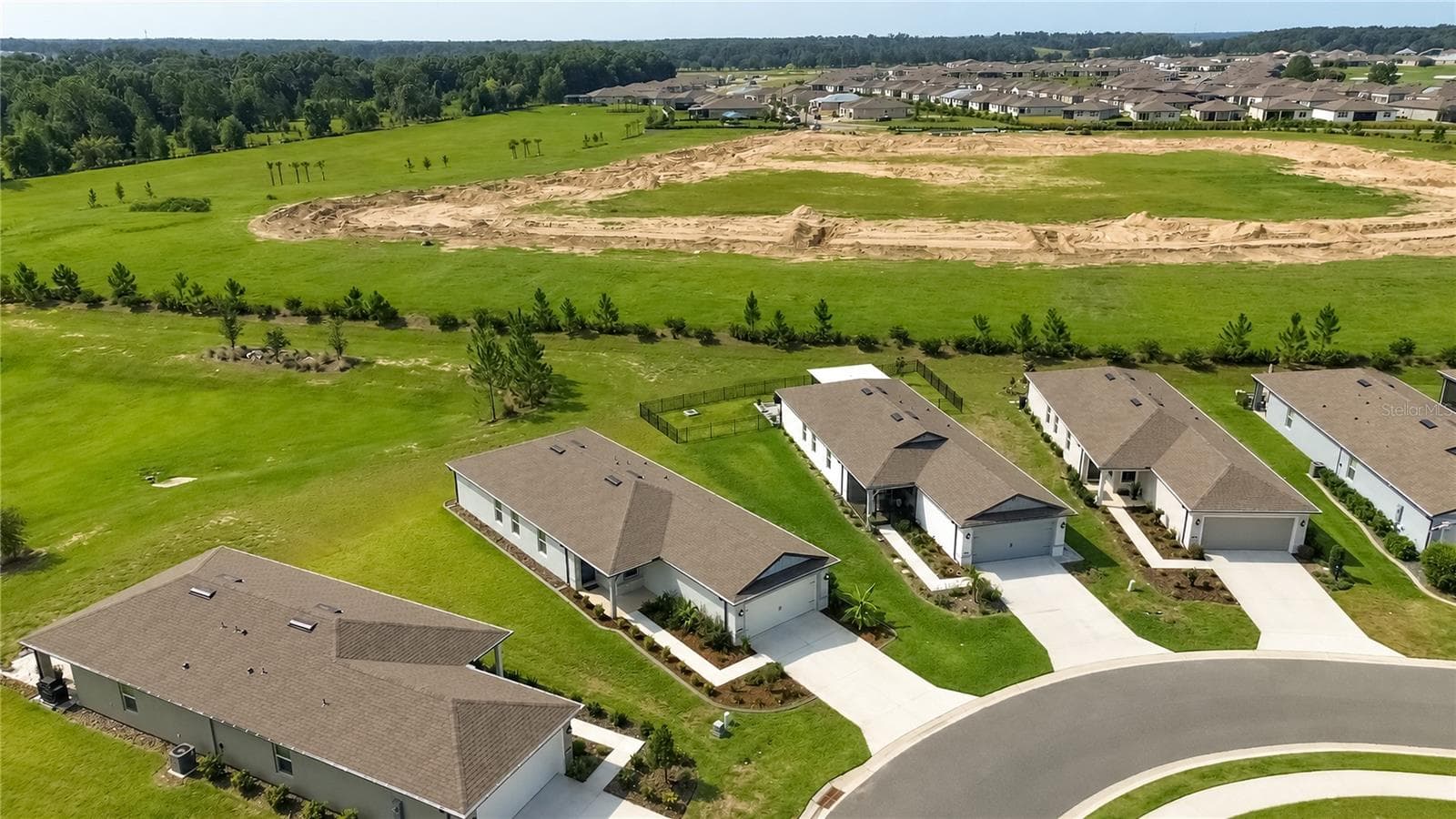 Aerial of neighborhood - 5517 SW 85TH AVENUE RD, OCALA