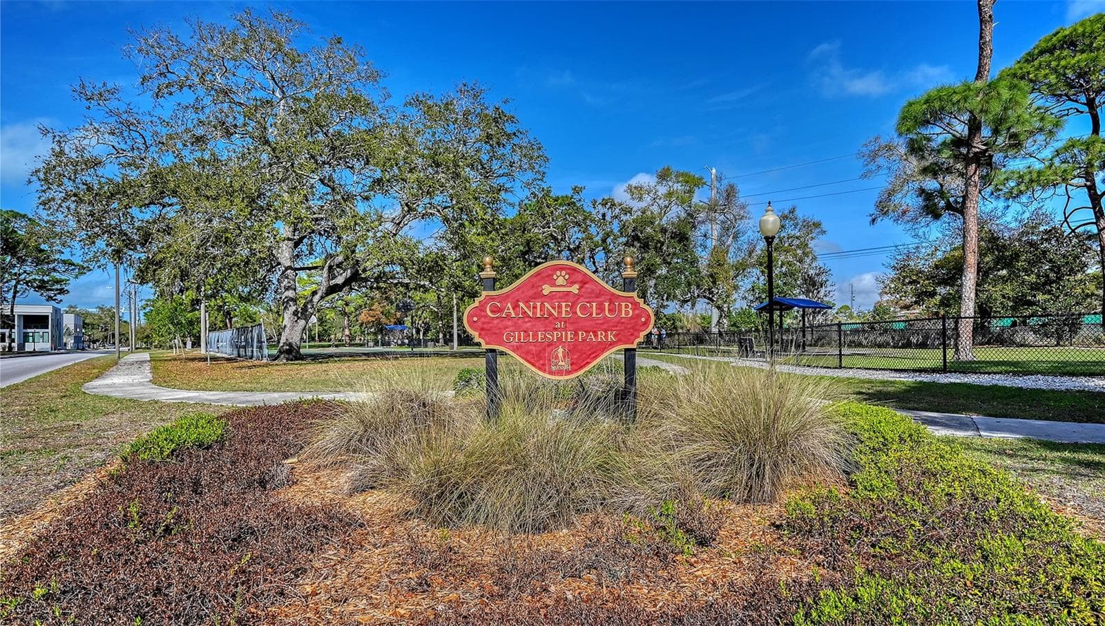 Bring your dogs to the leash free Canine Club park next to Gillespie Park. - 430 KUMQUAT CT #202, SARASOTA