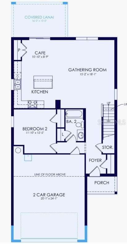 Floorplan - 805 BALLEBY TRL, BRADENTON
