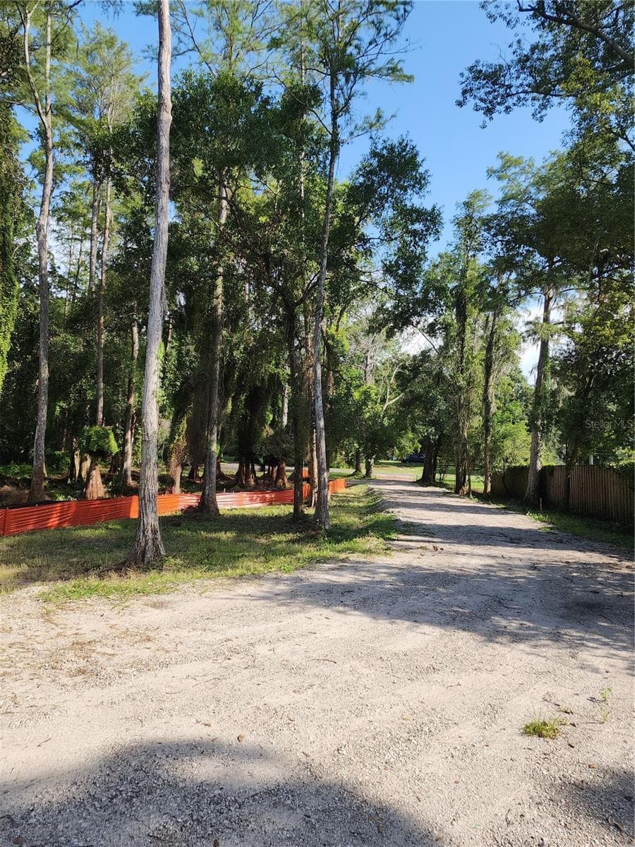 On the driveway in the back looking toward the street. - 7709 WINDWARD WAY, ODESSA