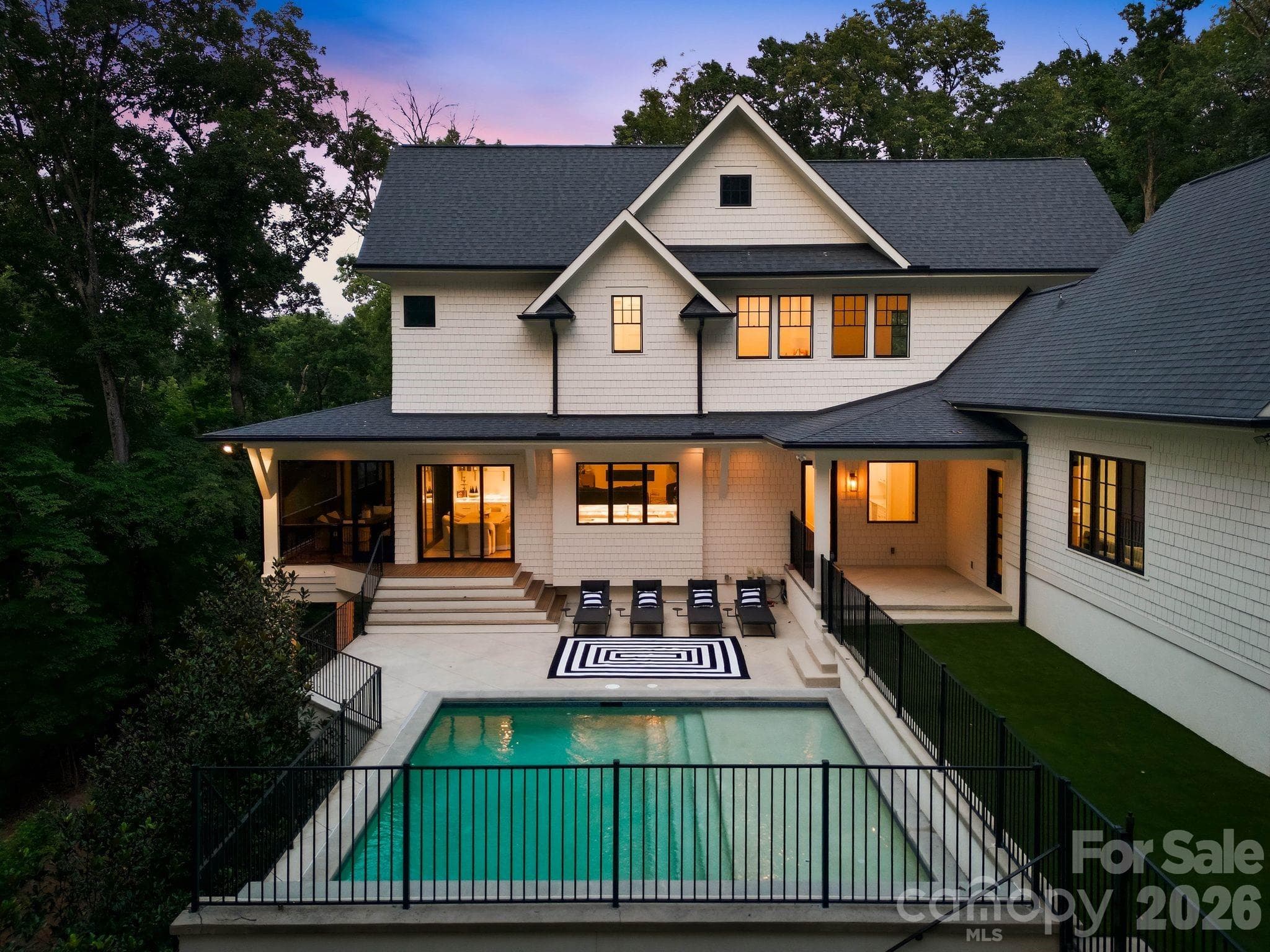 Perfect spot for a night swim while you listen to the soft waves. - 13702 Sage Thrasher Lane, Charlotte