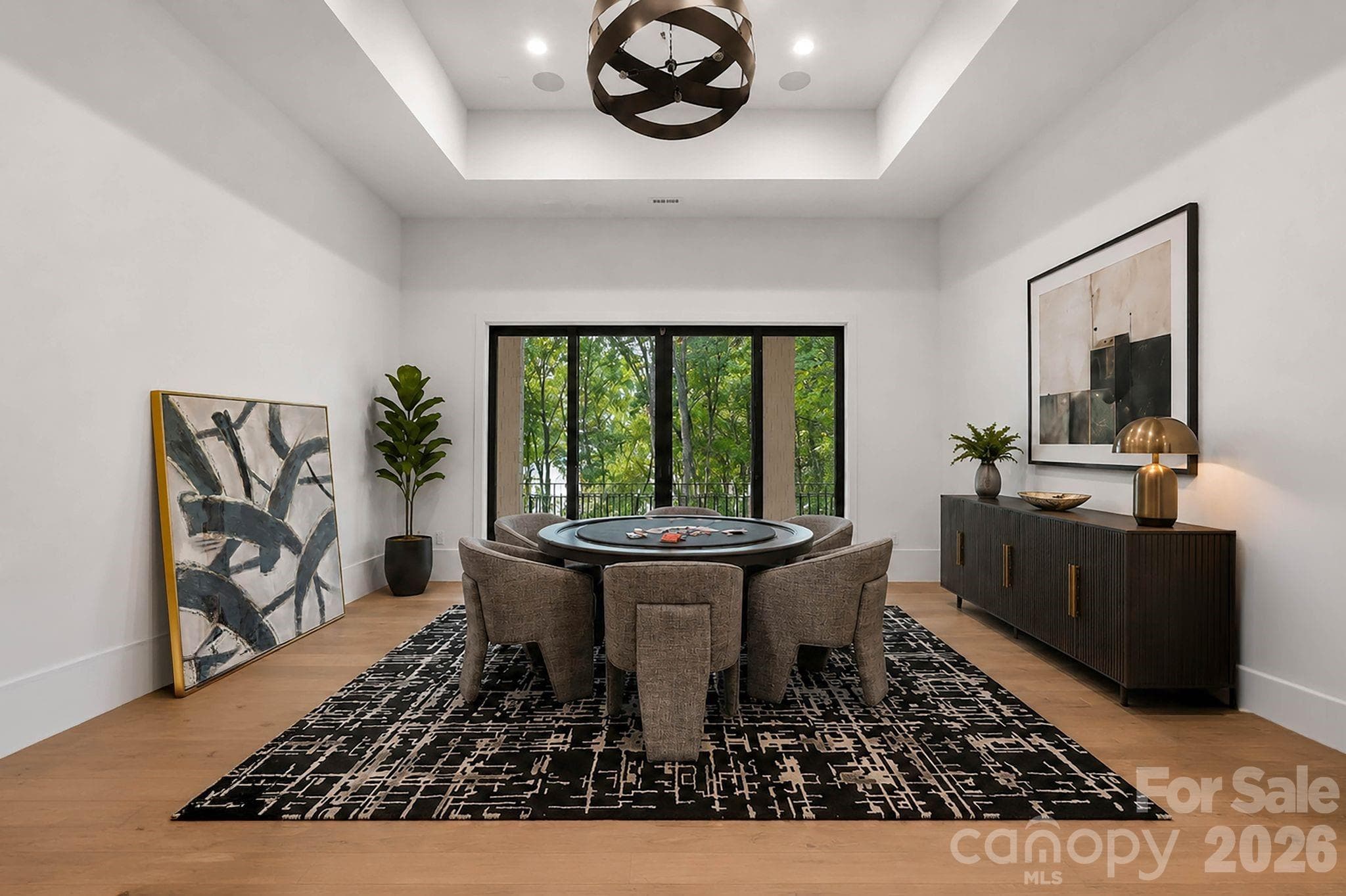 Game room, plumbed for a wet bar - 13702 Sage Thrasher Lane, Charlotte
