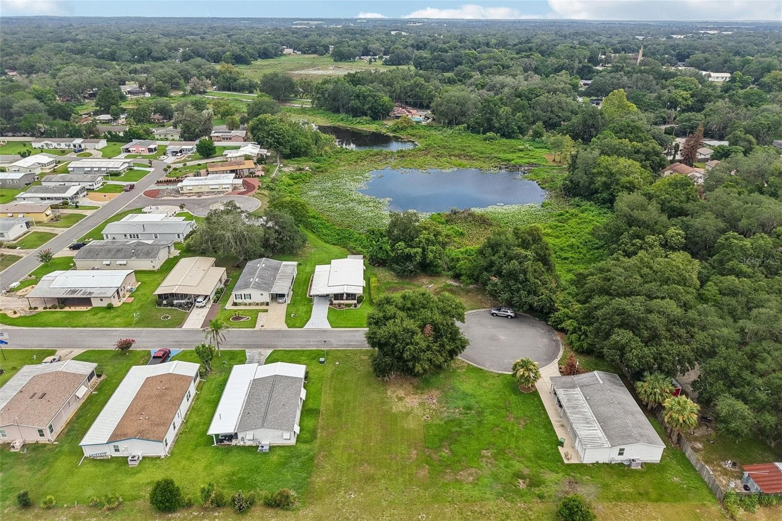 Aerial view of lot - 2341 W COACH N FOUR DR, LEESBURG