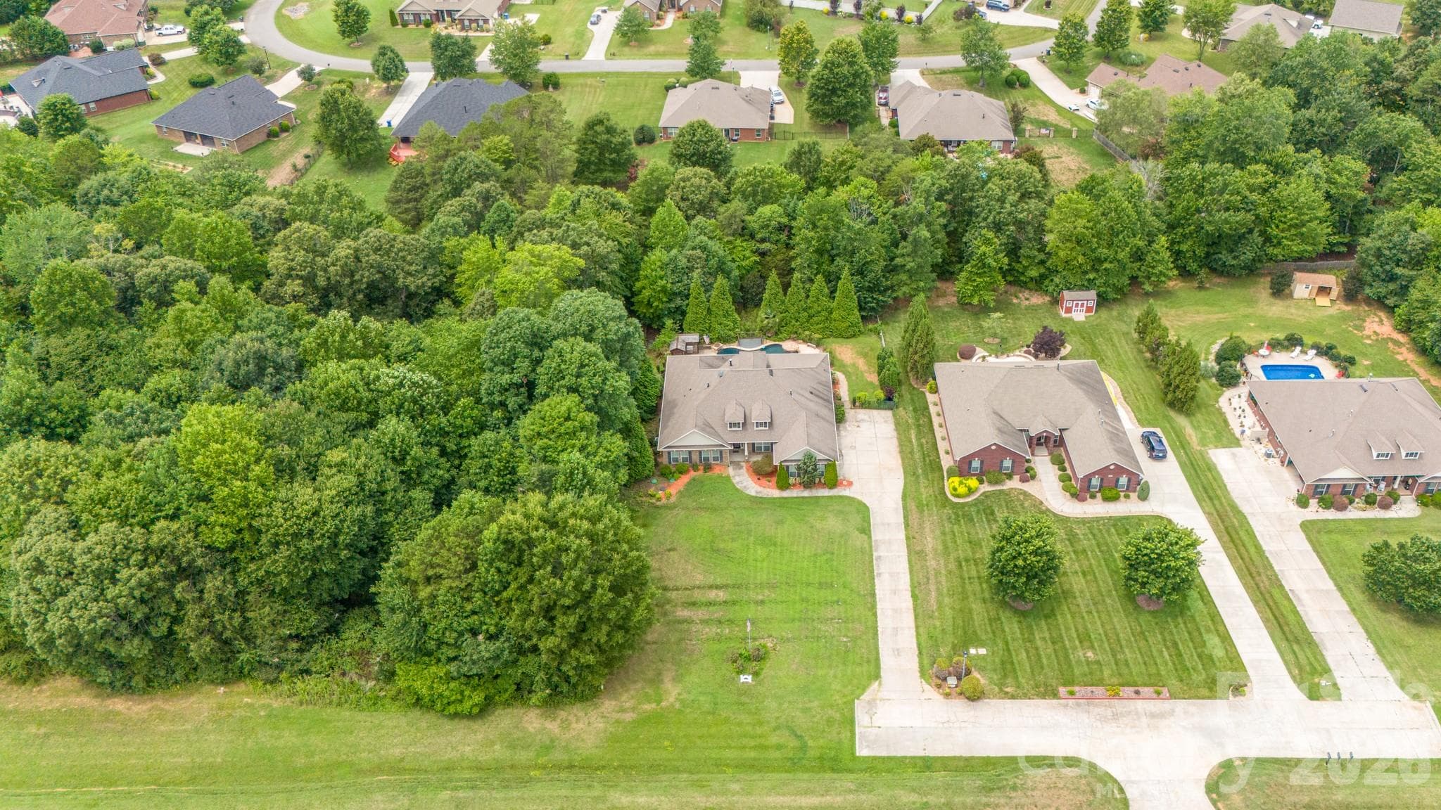 aerial view of lot - 589 Shepherd Road, Troutman