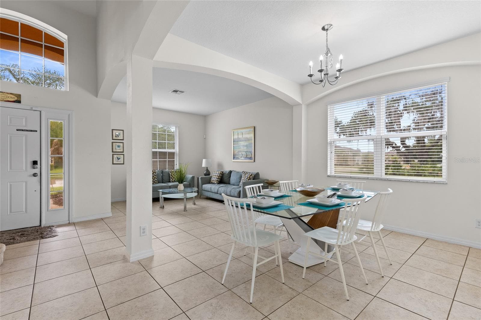 Foyer, Living Room and Dining Room - 2501 DHARMA CIR, KISSIMMEE