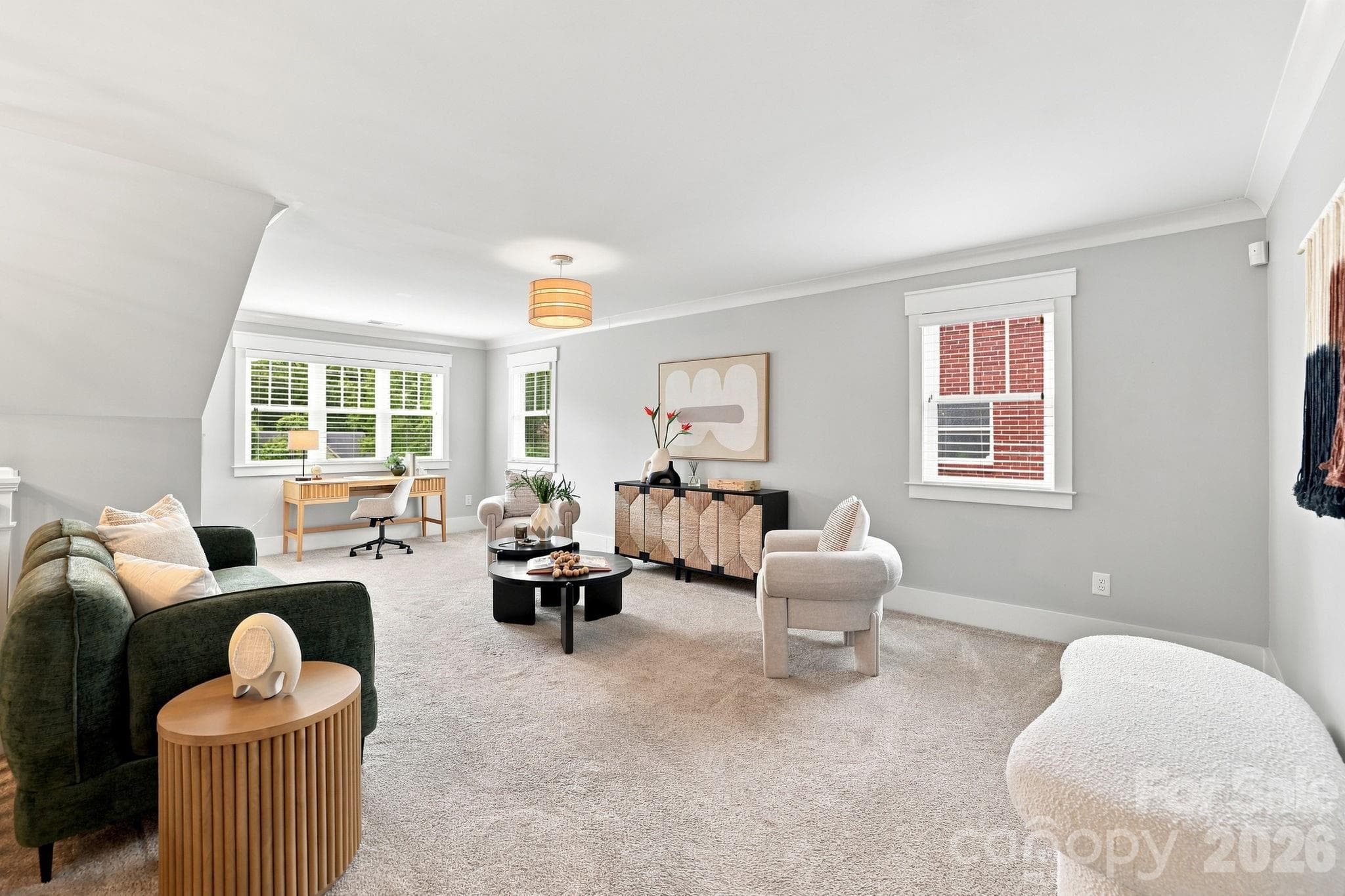 Upstairs loft area. - 2617 Commonwealth Avenue, Charlotte