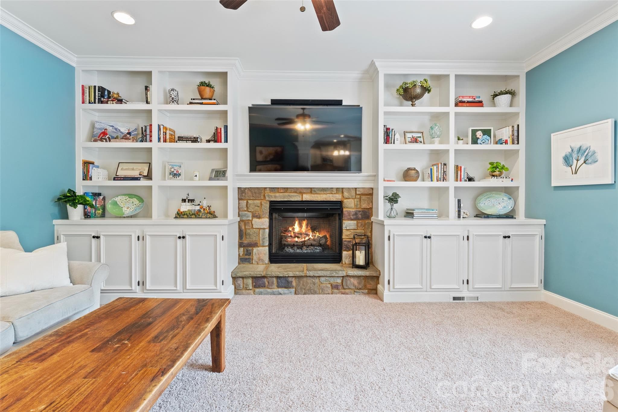 Family Room - 314 Stone Cliff Lane, Lake Wylie