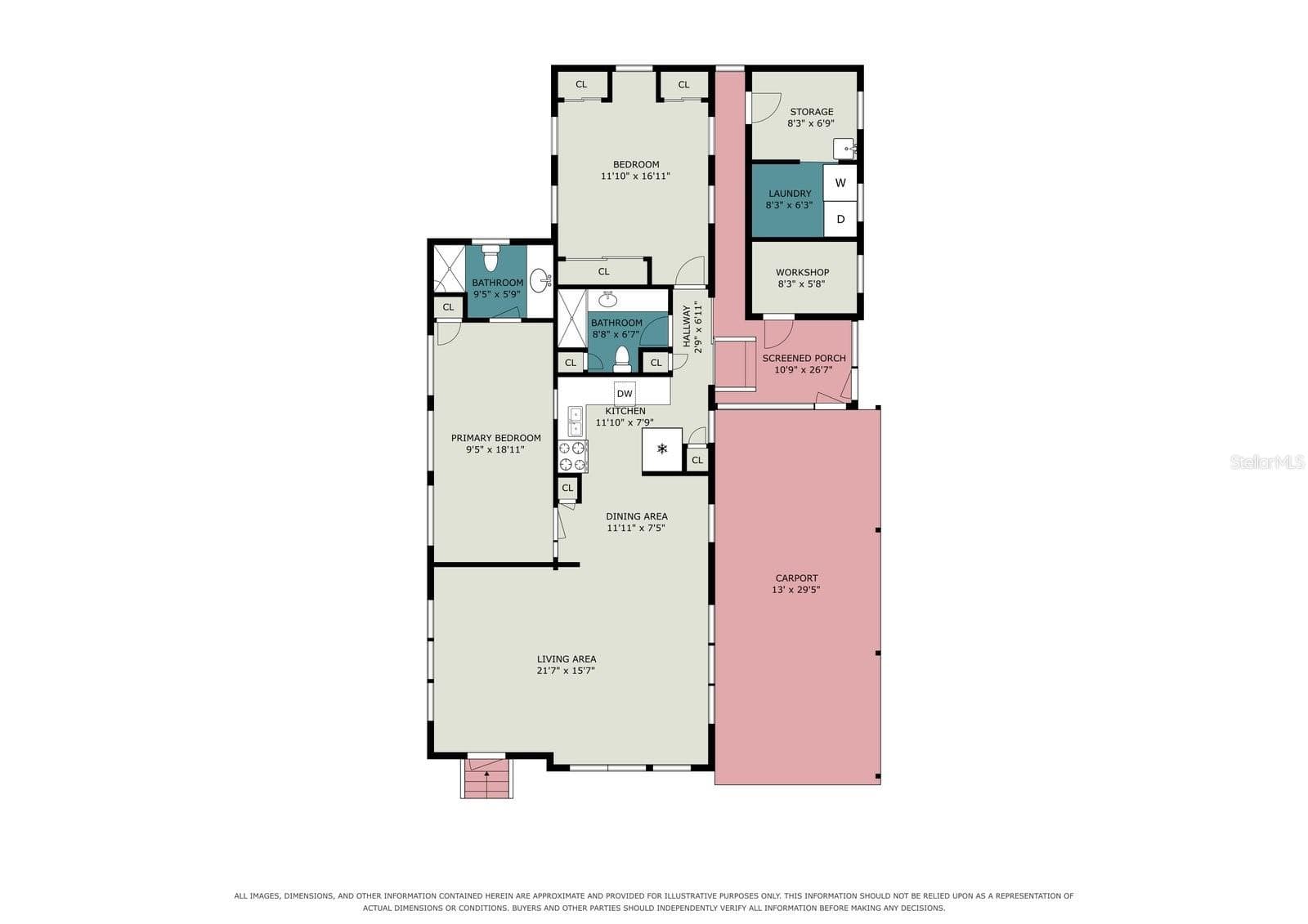 Floorplan - 37249 HAMMOND DR, ZEPHYRHILLS