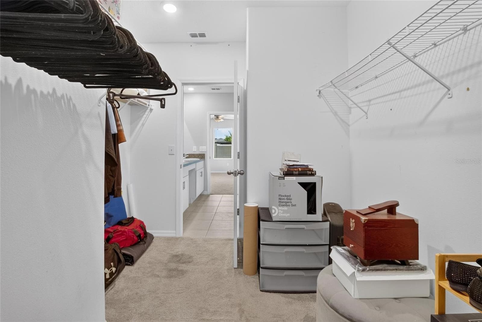 Primary Closet - 31814 BARREL WAVE WAY, WESLEY CHAPEL