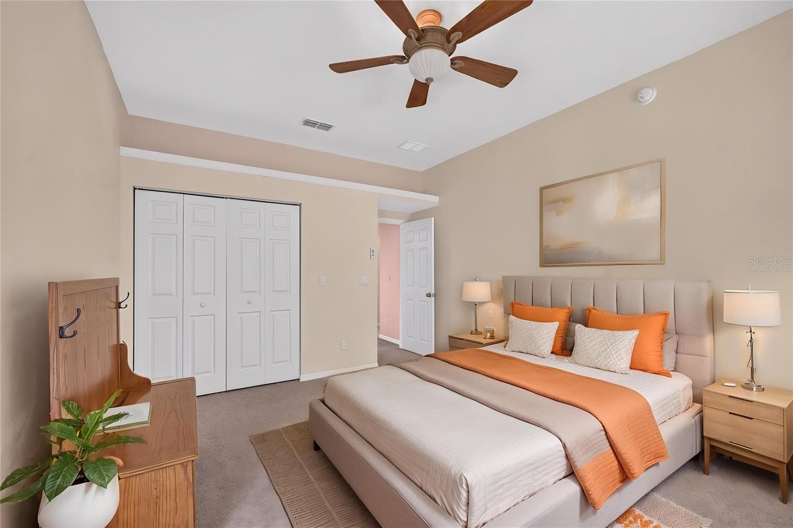 Virtually Staged - Bedroom 3 (Rear) - 19040 NW 88TH AVENUE RD, REDDICK