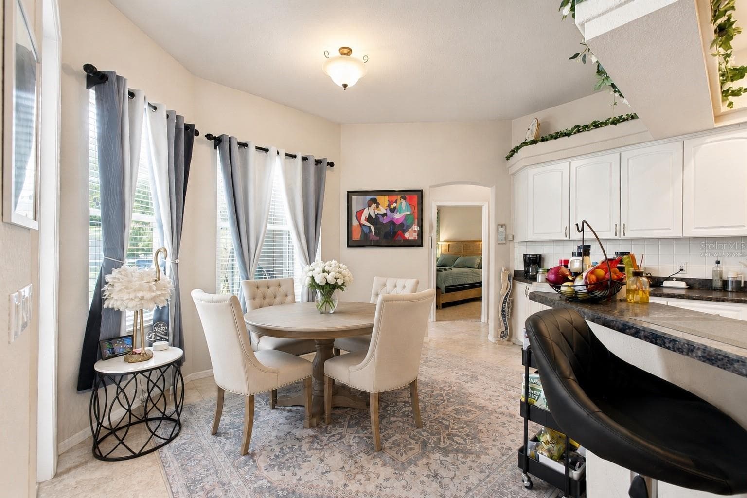 VIRTUALLY STAGEDDinging area - 5287 SLATER RD, SPRING HILL