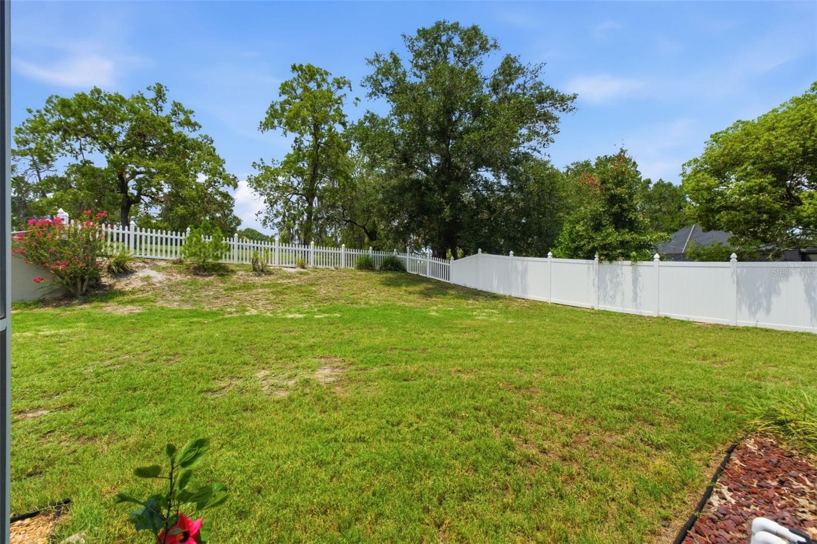 Fenced side yard - 5287 SLATER RD, SPRING HILL