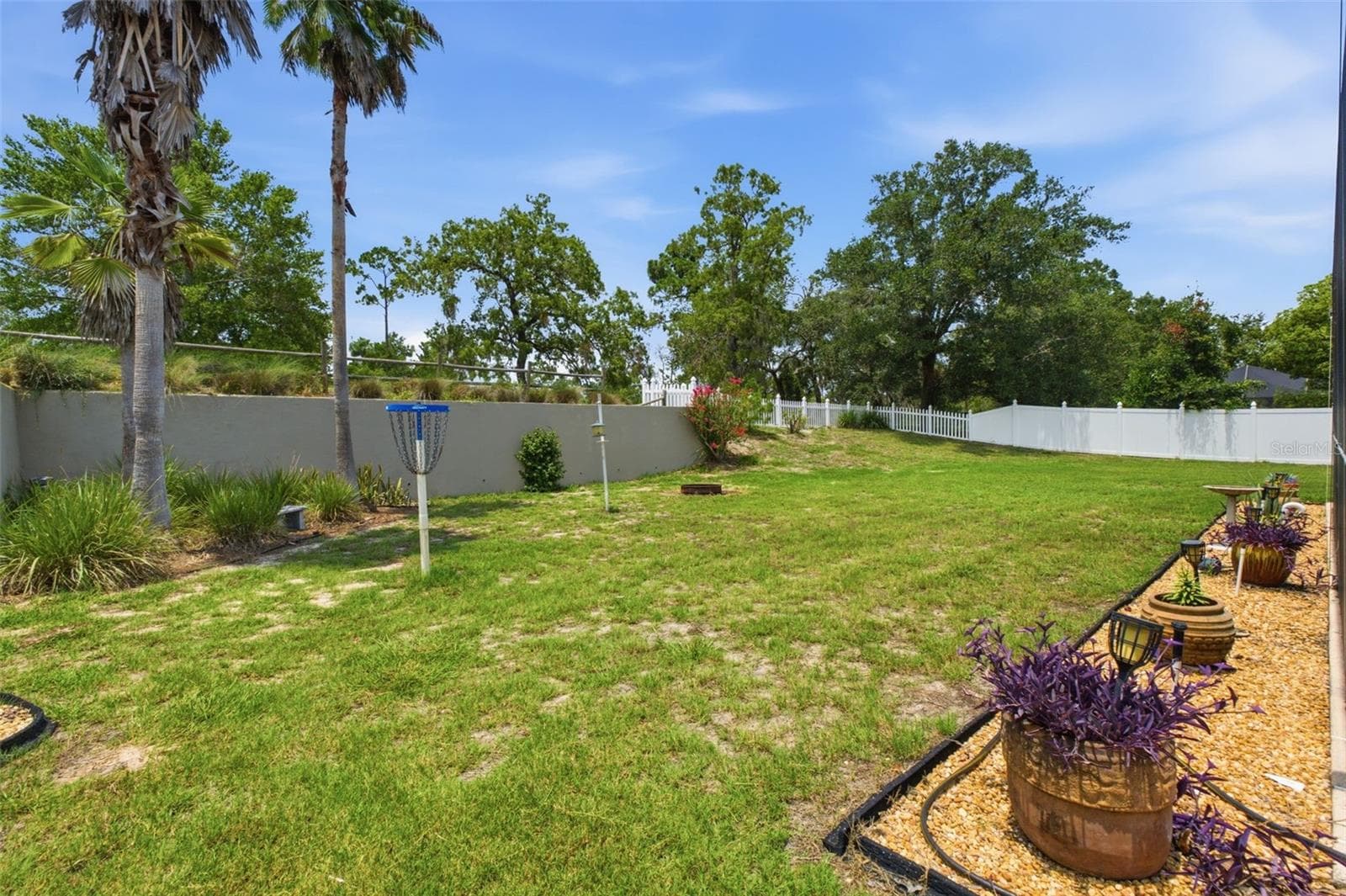 Fenced yard - 5287 SLATER RD, SPRING HILL