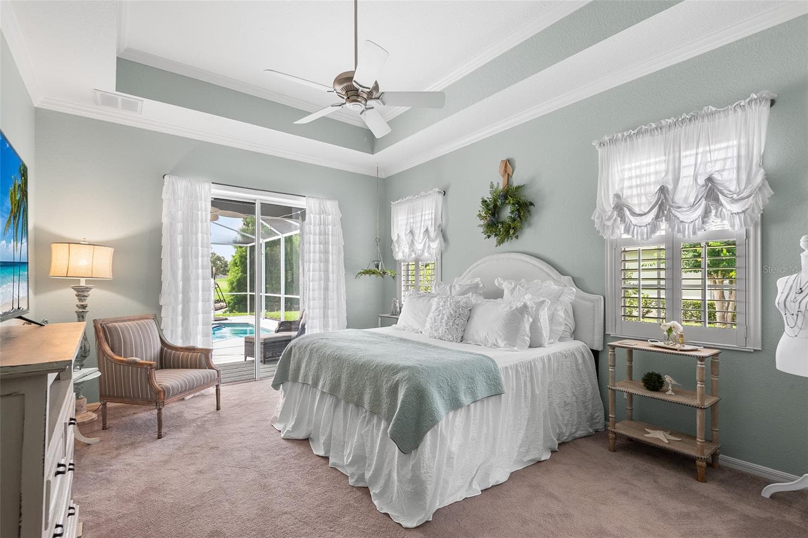 Primary Suite Pool Access - 4040 PALMA CEIA CIR, WINTER HAVEN
