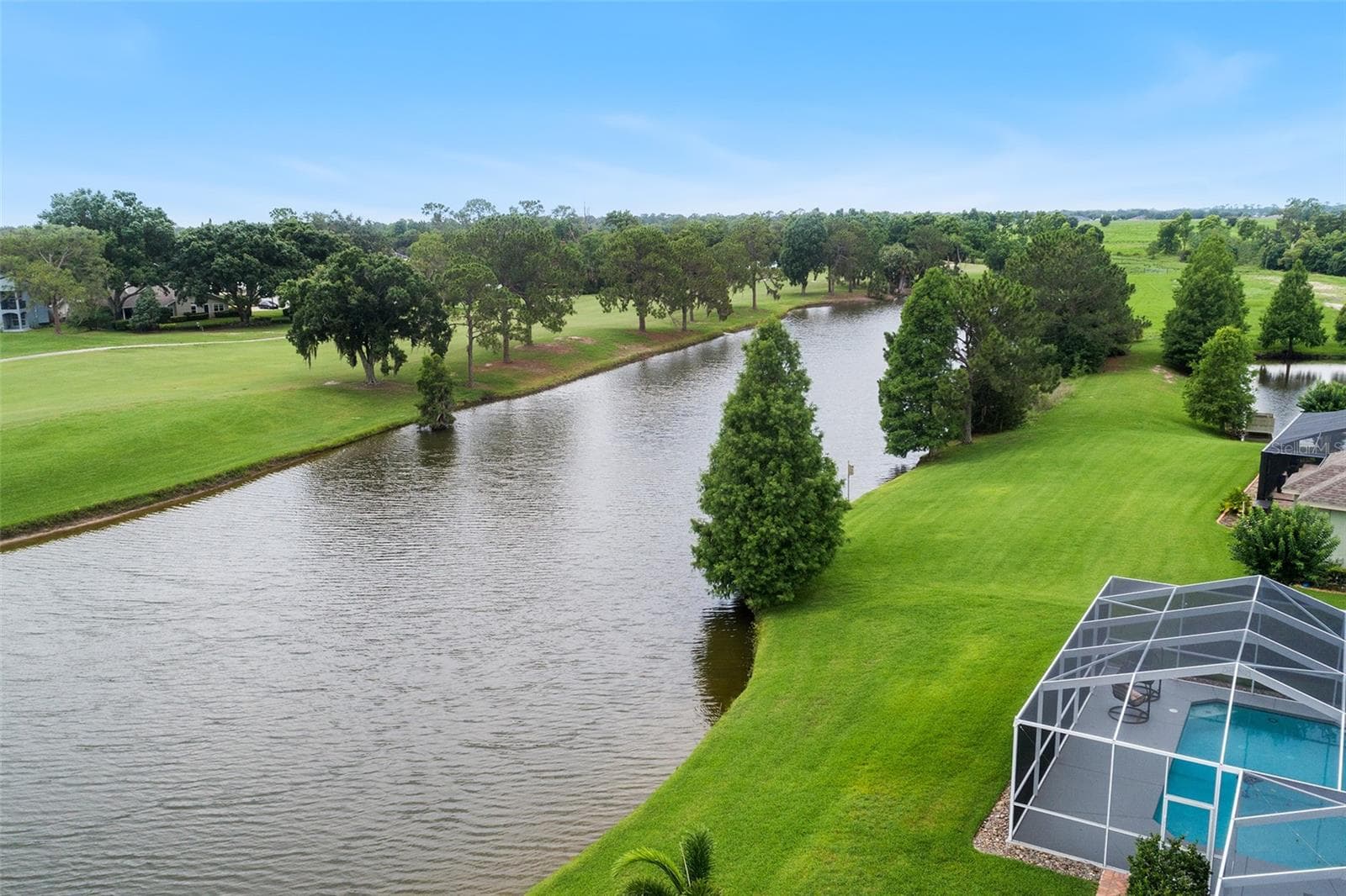 Backyard Pond - 4040 PALMA CEIA CIR, WINTER HAVEN