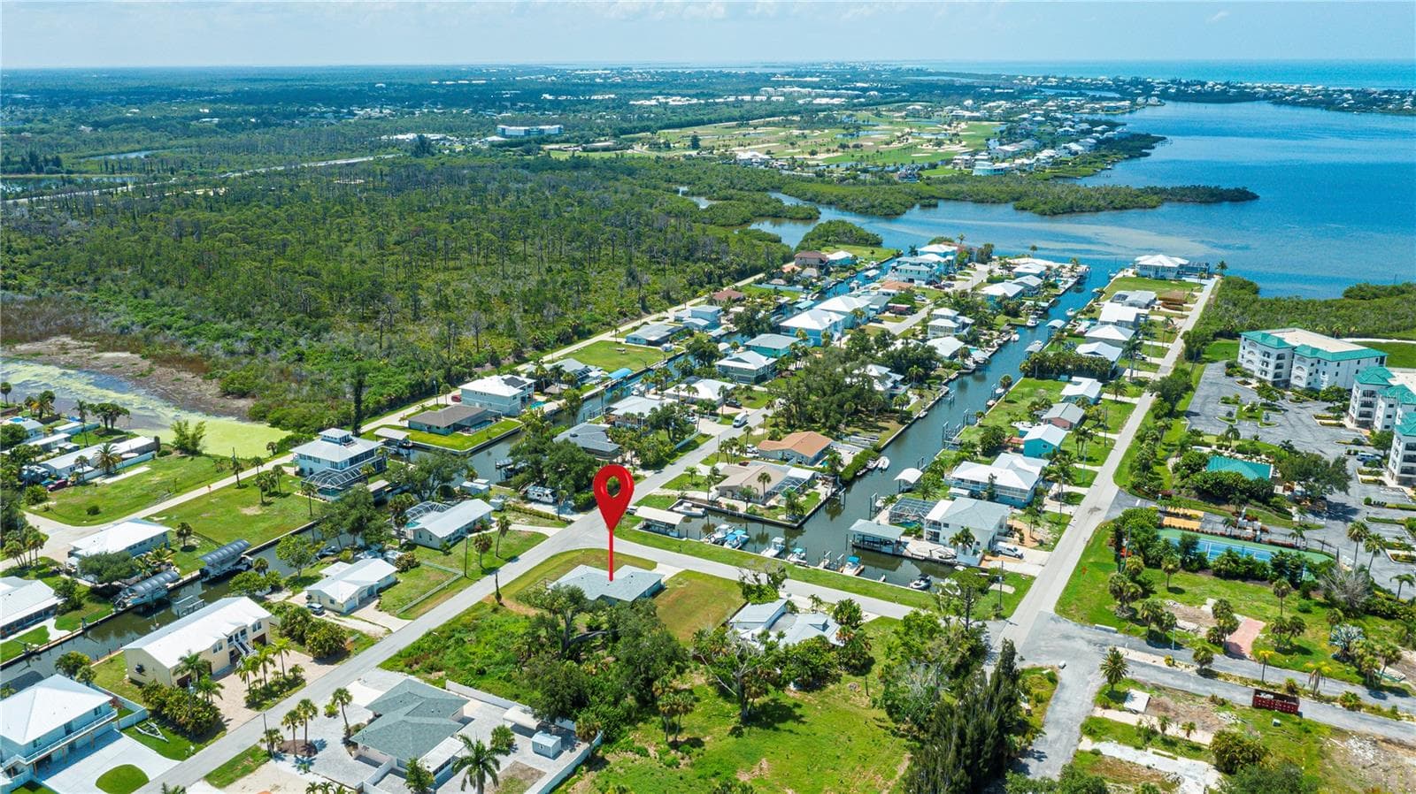 aerial - 8152 SEASHELL ST, ENGLEWOOD