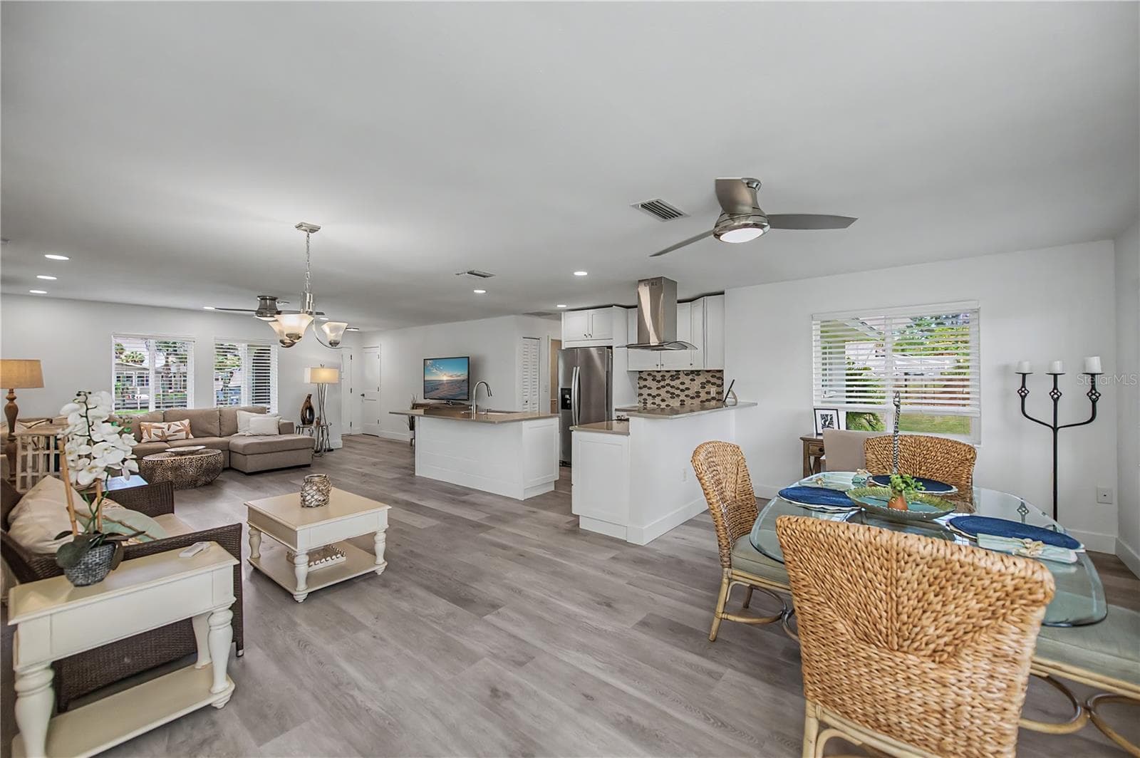 View from the dining room - 8152 SEASHELL ST, ENGLEWOOD