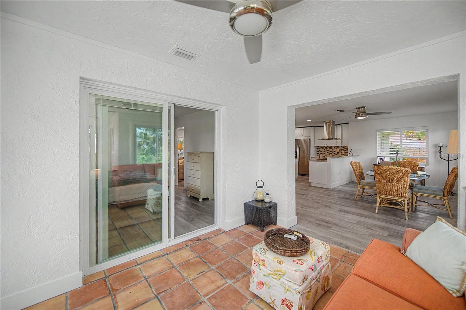 Sunroom off of the primary bedroom - 8152 SEASHELL ST, ENGLEWOOD