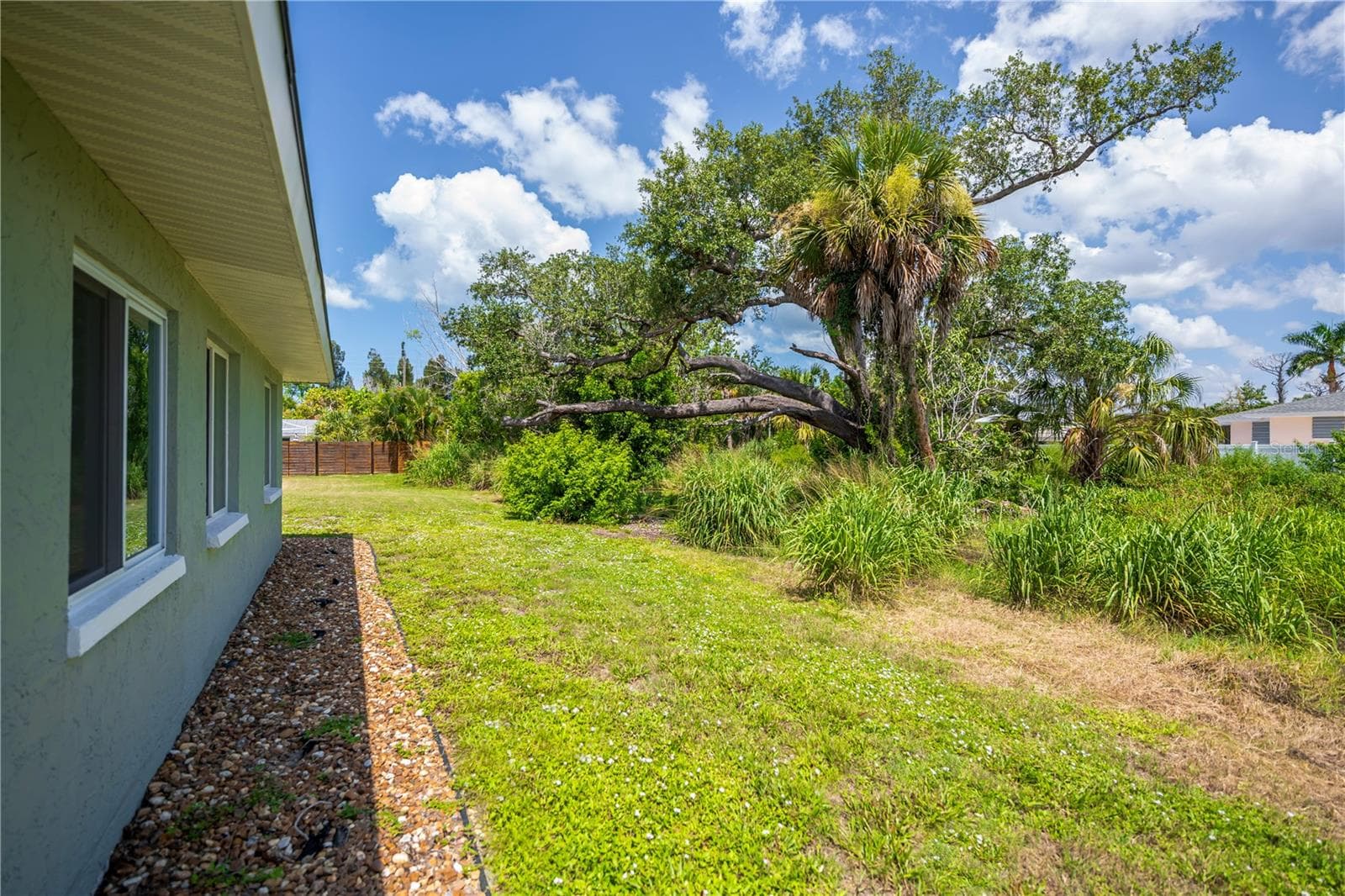 View from the backyard - 8152 SEASHELL ST, ENGLEWOOD