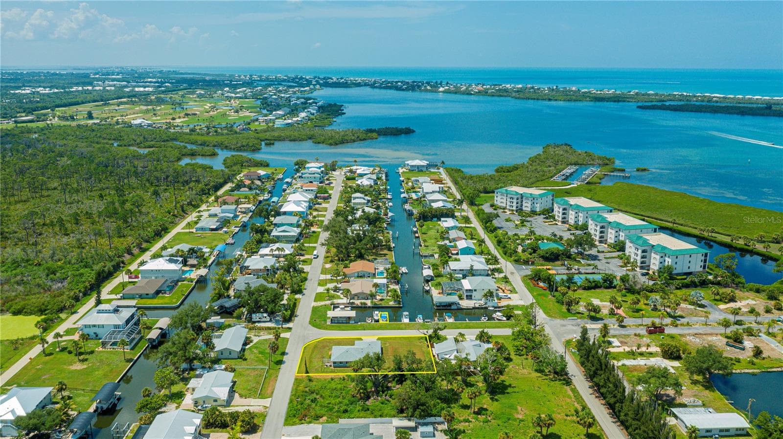 Aerial - 8152 SEASHELL ST, ENGLEWOOD