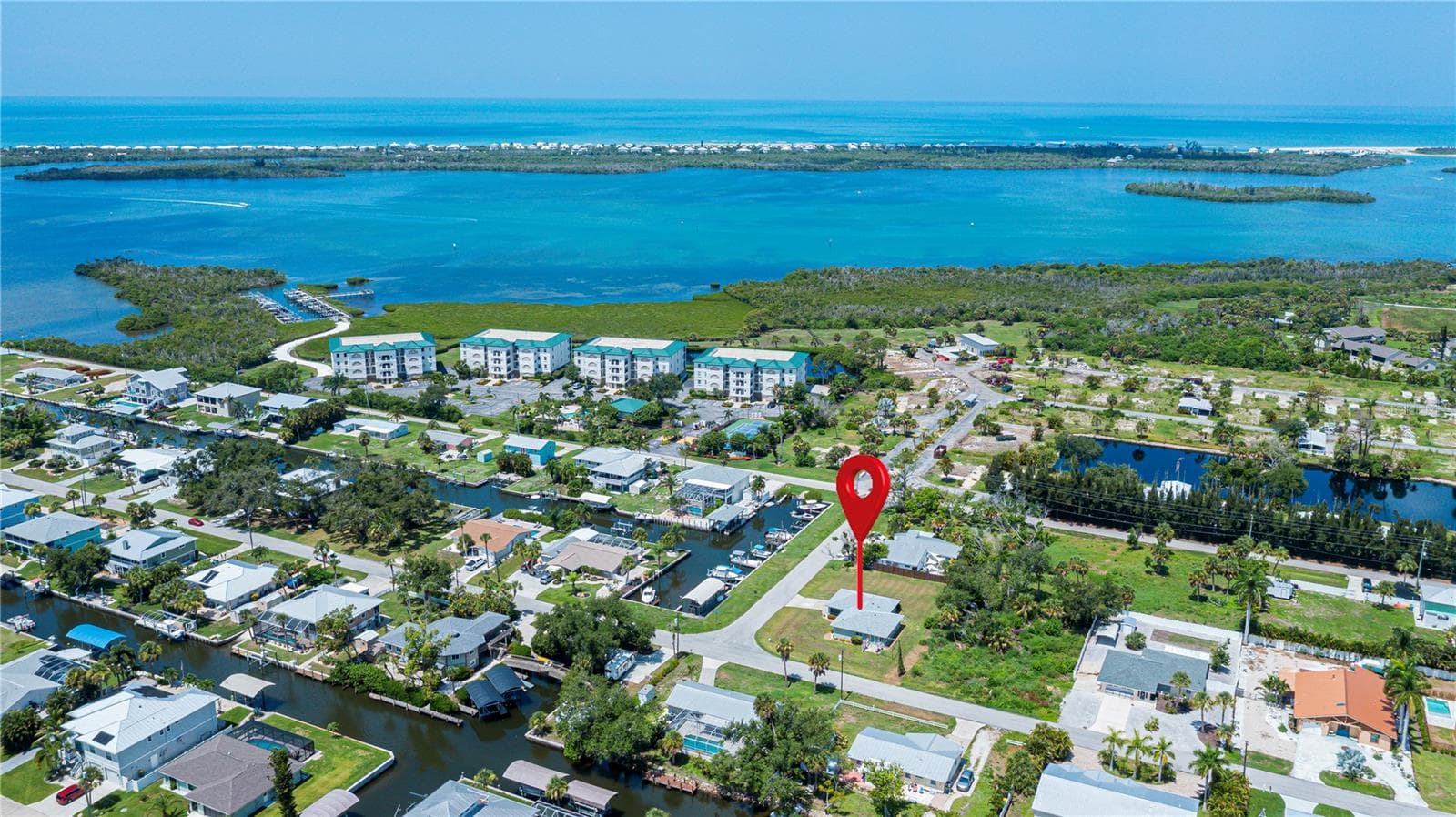 Aerial - 8152 SEASHELL ST, ENGLEWOOD