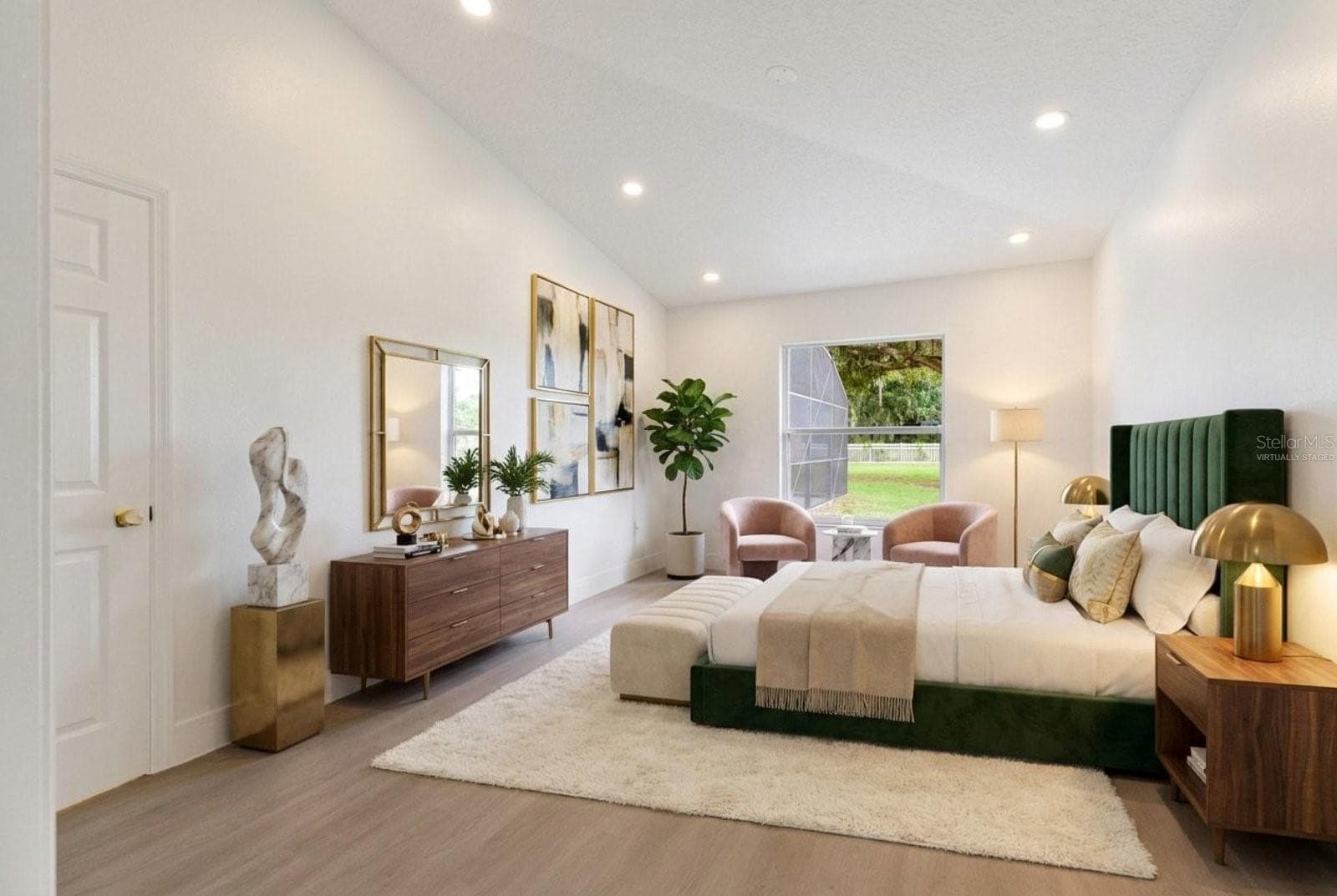 virtually staged primary suite - 46 CORDONA DR, KISSIMMEE