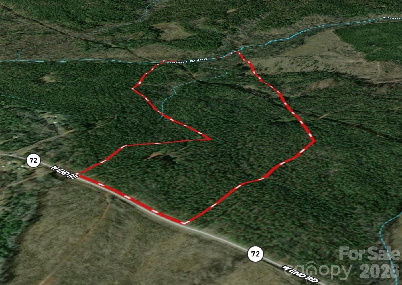Road frontage, electricity, great topography and rolling creek in the back - 0000 Hwy 72 Highway, Carlisle
