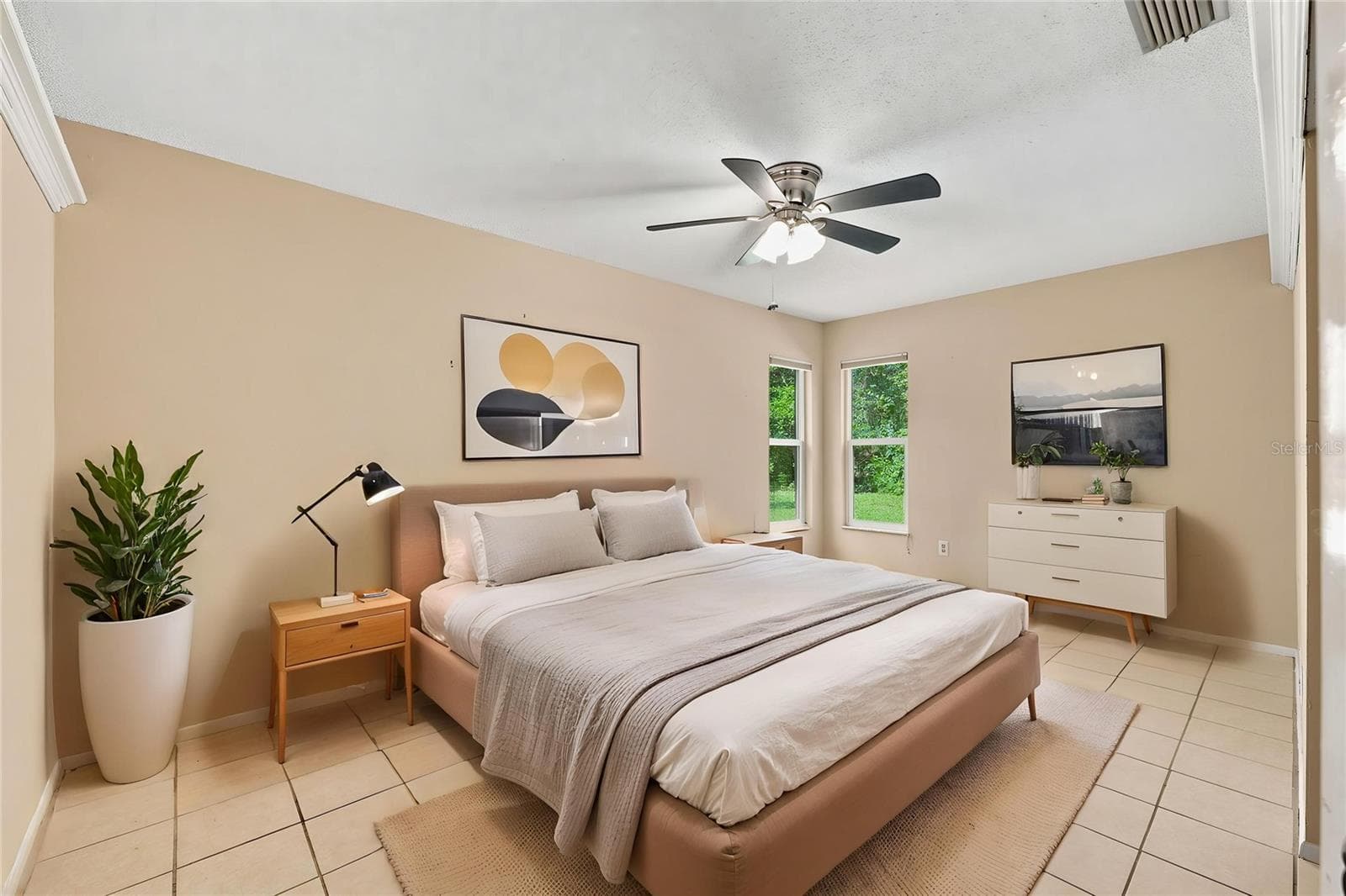 Bedroom 2 (Virtual Staged) - 16426 FORZANDO AVE, BROOKSVILLE