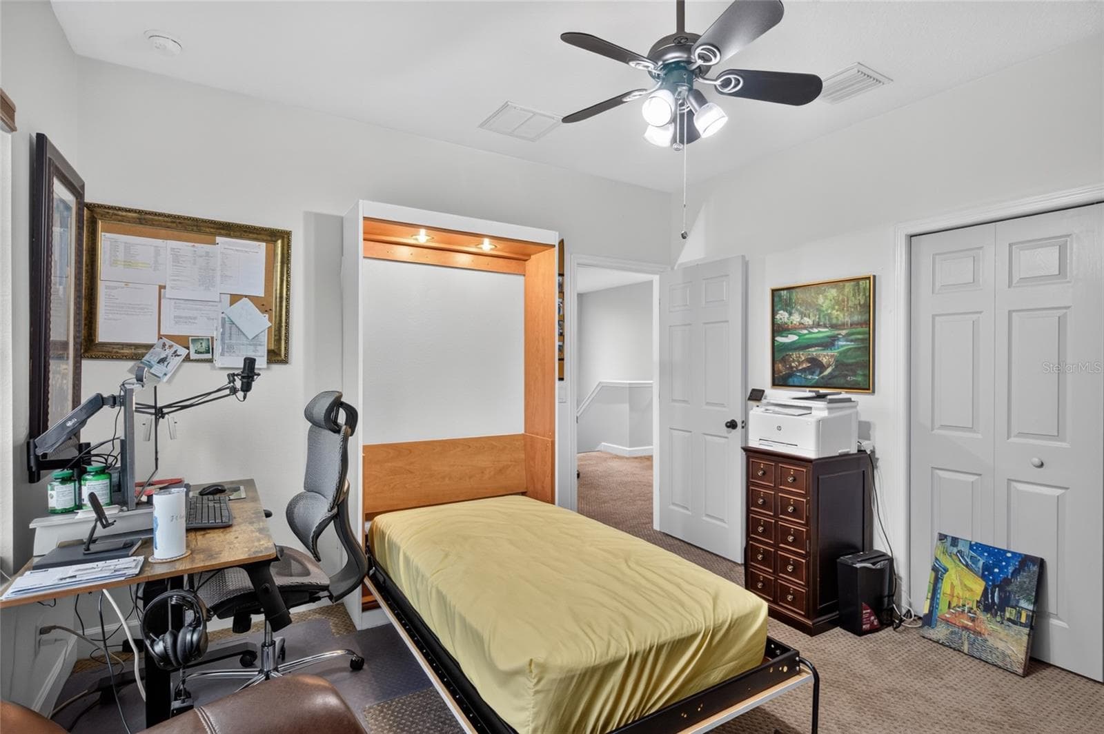 Murphy Bed in Guest Room - 6144 CLIFF HOUSE LN, RIVERVIEW