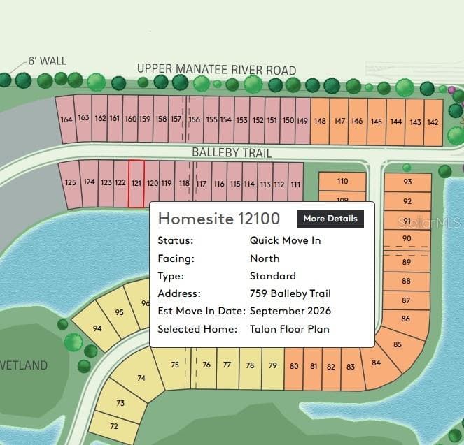 Map - 759 BALLEBY TRL, BRADENTON