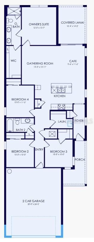 Floorplan - 813 BALLEBY TRL, BRADENTON