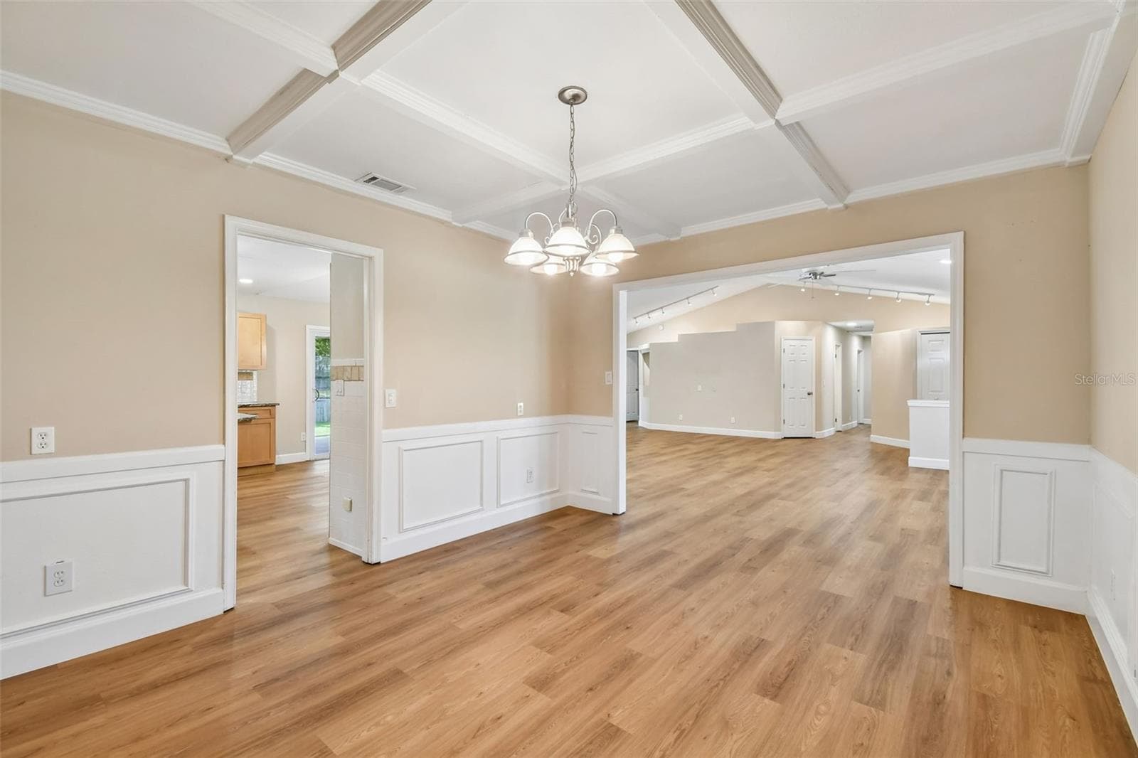 Stunning Dining Room with embolished ceiling and wainscotting - 755 KEENELAND PIKE, LAKE MARY