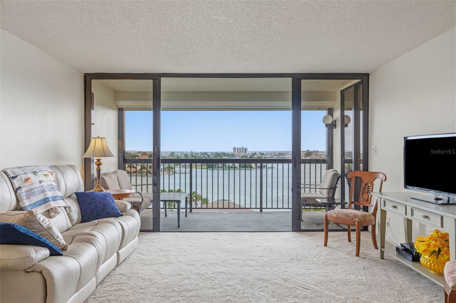 Living Room with Views - 9425 BLIND PASS RD #705, ST PETE BEACH
