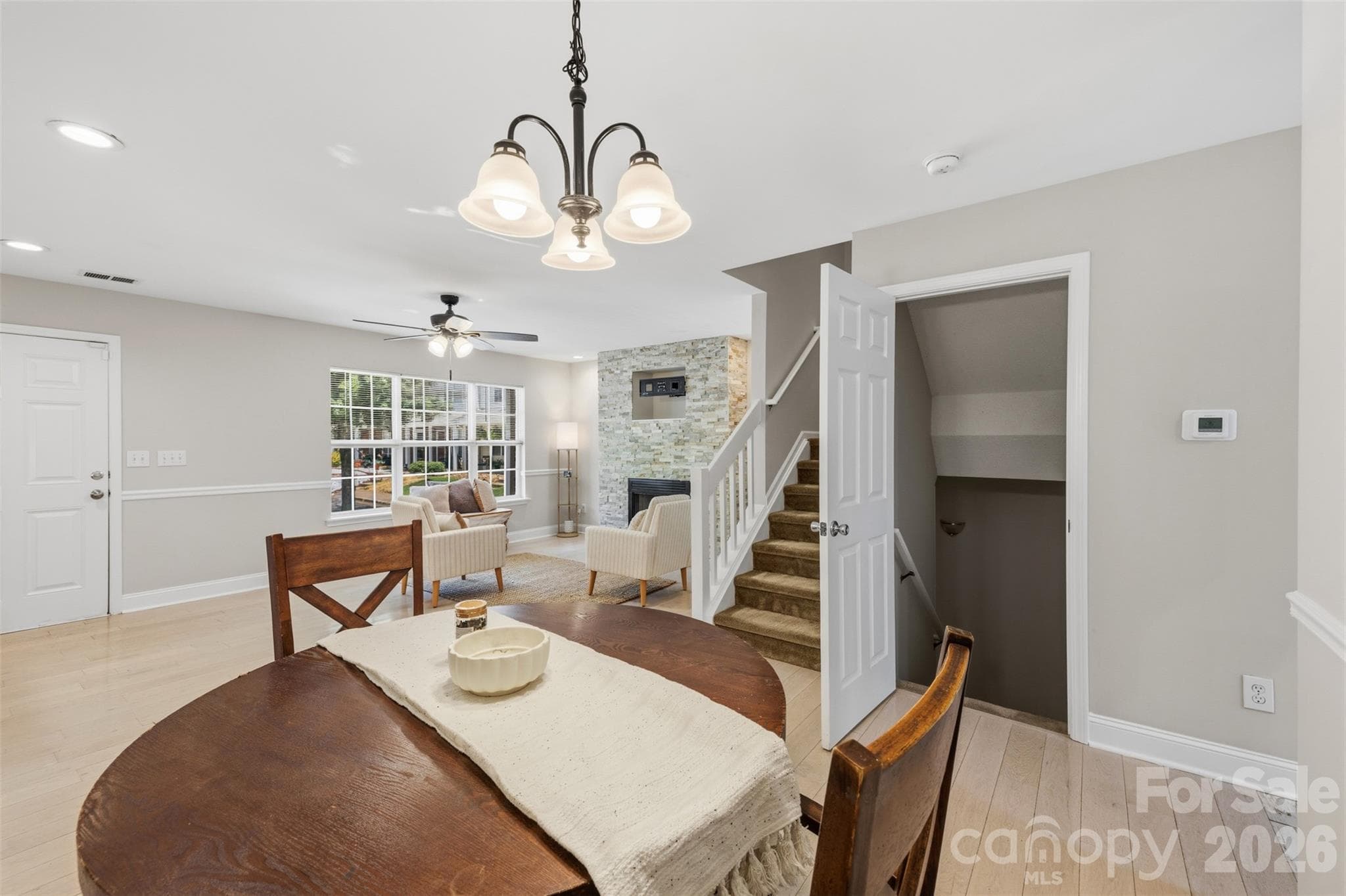open concept dining room - 316 Wilkes Place Drive, Fort Mill