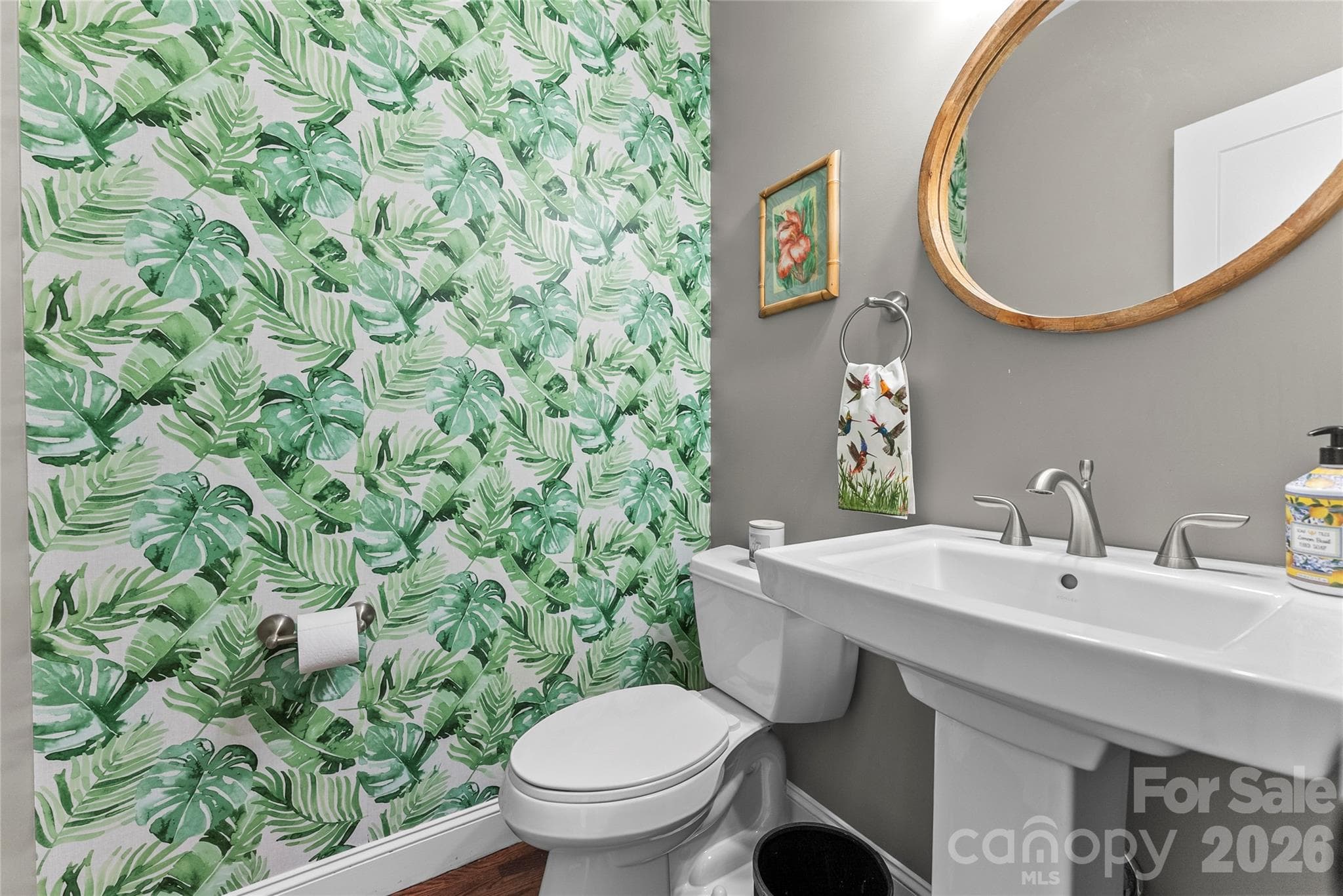 Powder room - 118 Houston Street, Asheville