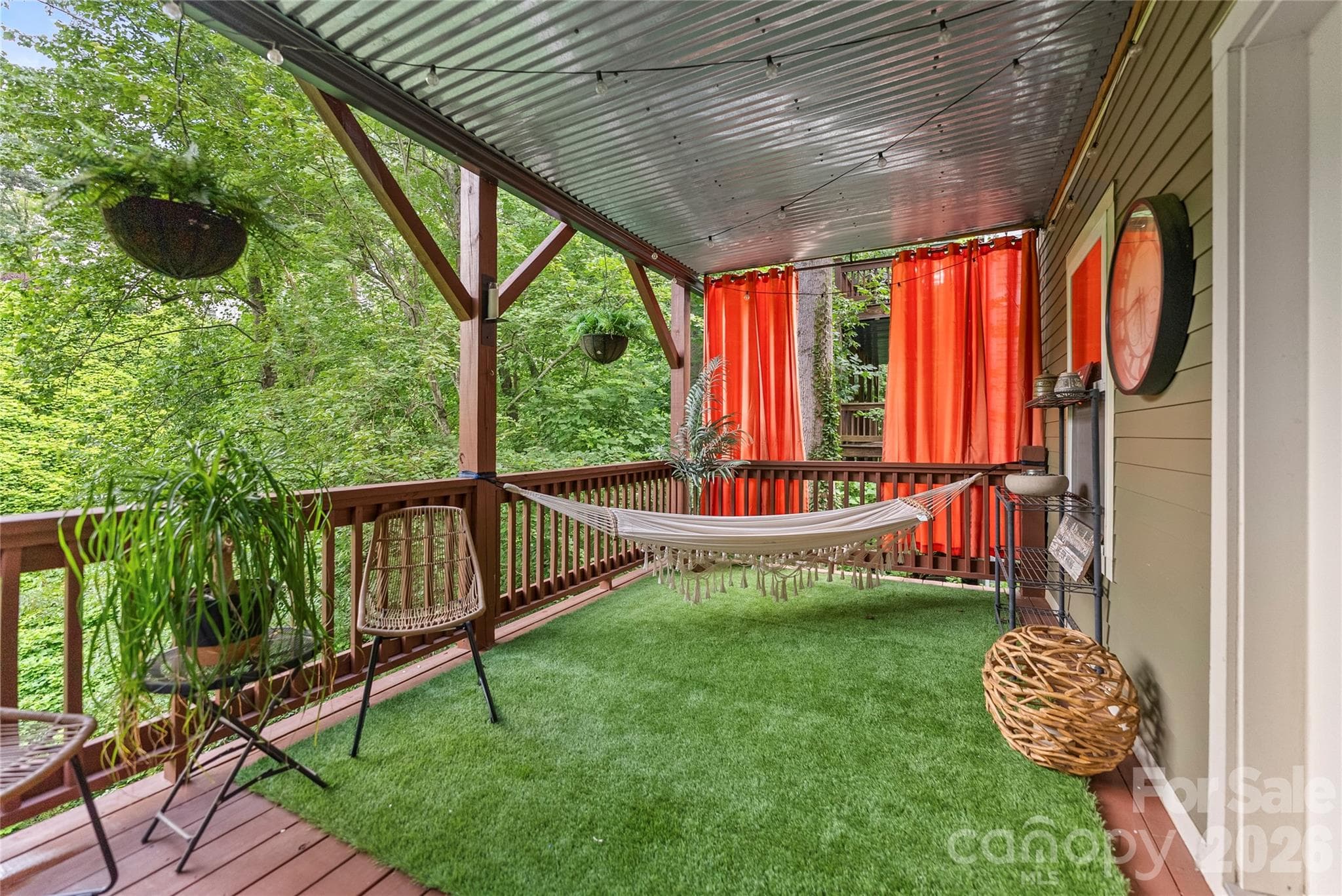 Lower deck - 118 Houston Street, Asheville