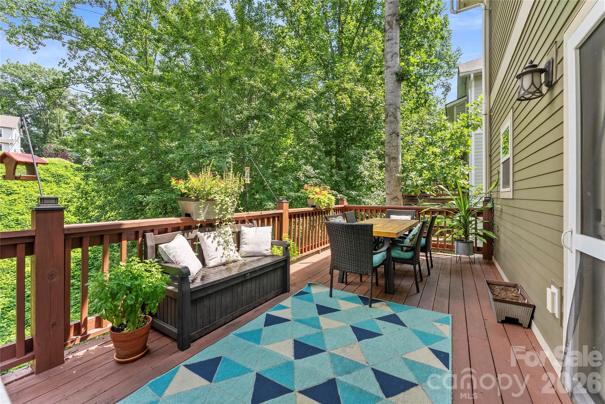 Main level deck - 118 Houston Street, Asheville