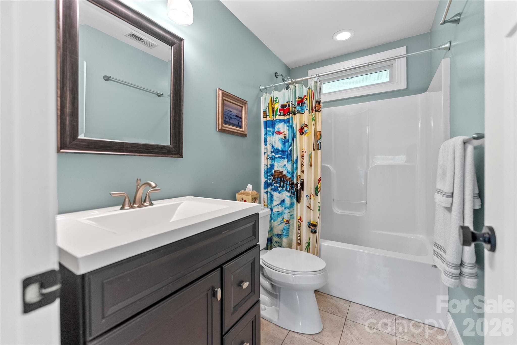 2nd floor bathroom with linen closet - 118 Houston Street, Asheville