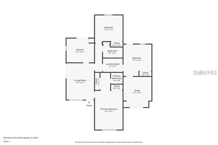 Single Family Residence at 559 MARTIN PLACE BLVD, APOPKA, photo 16 of 17