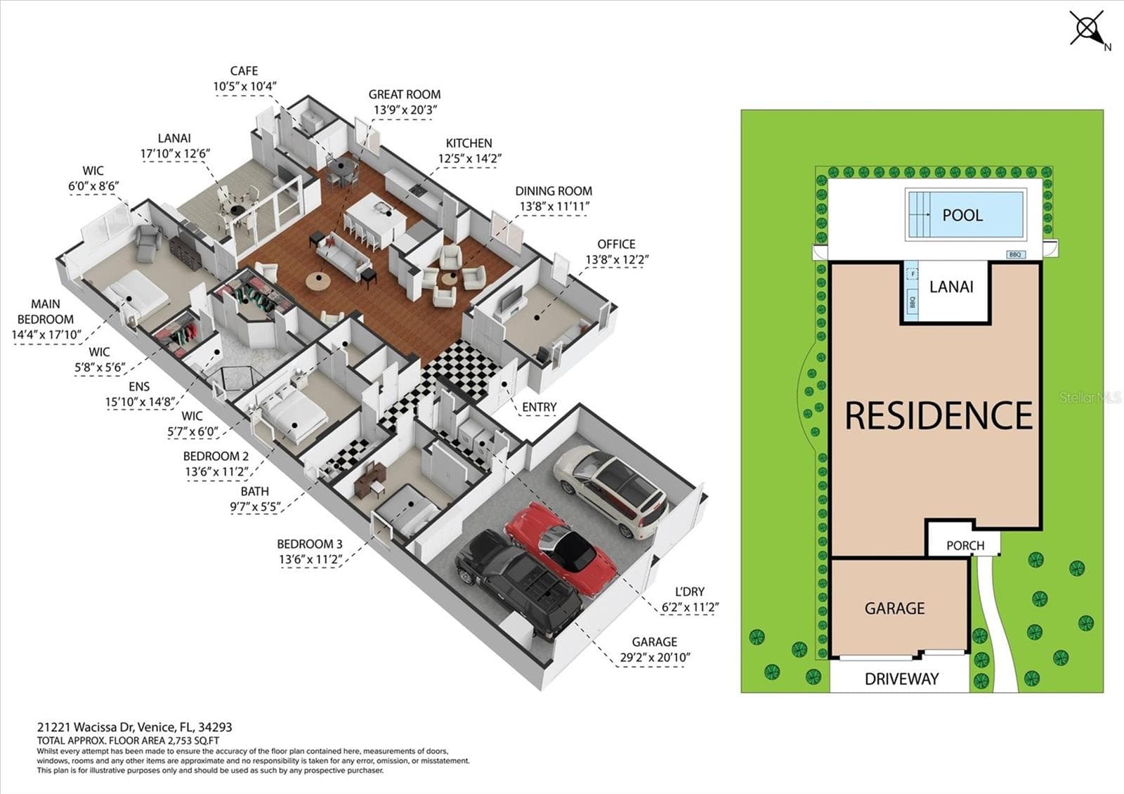 Single Family Residence at 21221 WACISSA DR, VENICE, photo 69 of 95