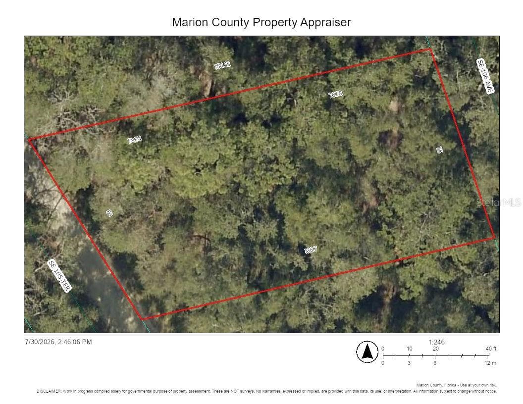 Aerial view of property in Lakehaven - 00 SE 105TH TER, OCKLAWAHA