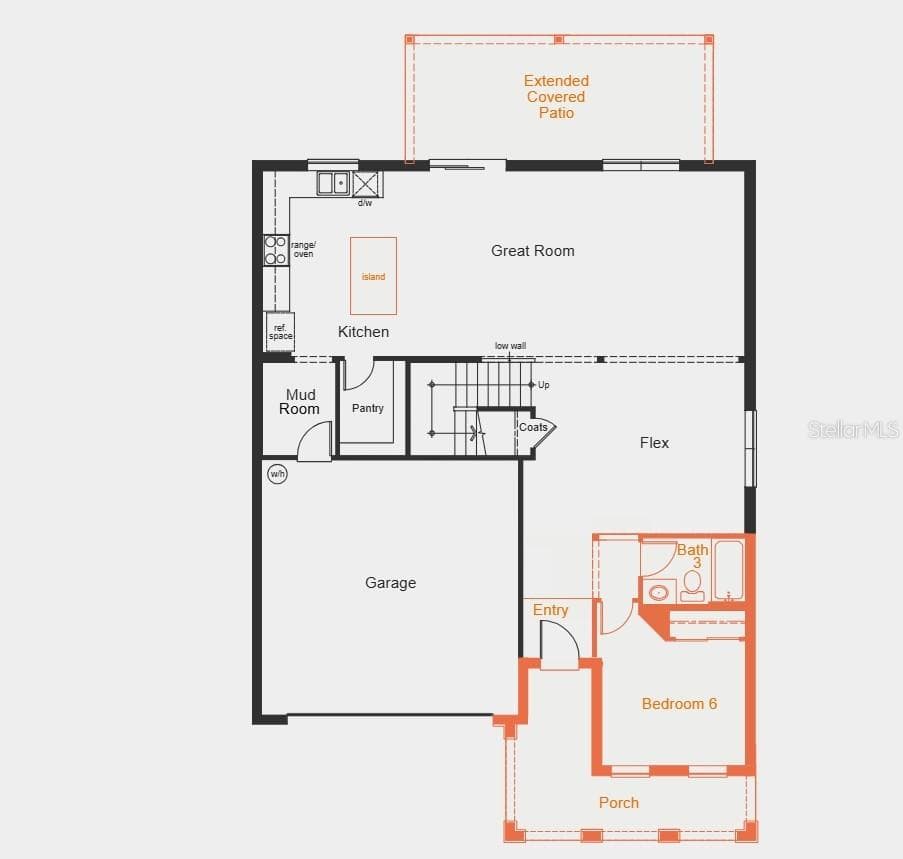 Floor Plan - 1st Floor - 455 OVERPOOL AVE, DAVENPORT